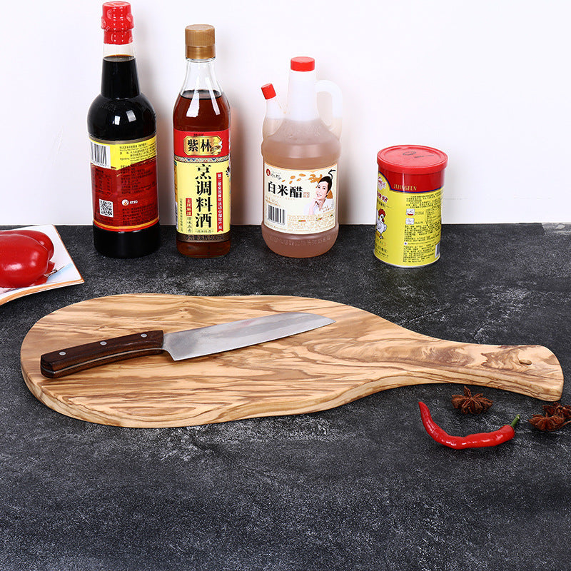 Discover the Benefits of the Premium Irregular Olive Wood Kitchen Cutting Board Serving Tray