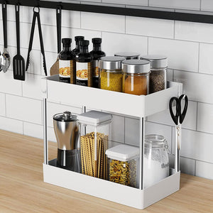 Transform Your Kitchen with the Kitchen Under Sink Storage Organizer Shelf