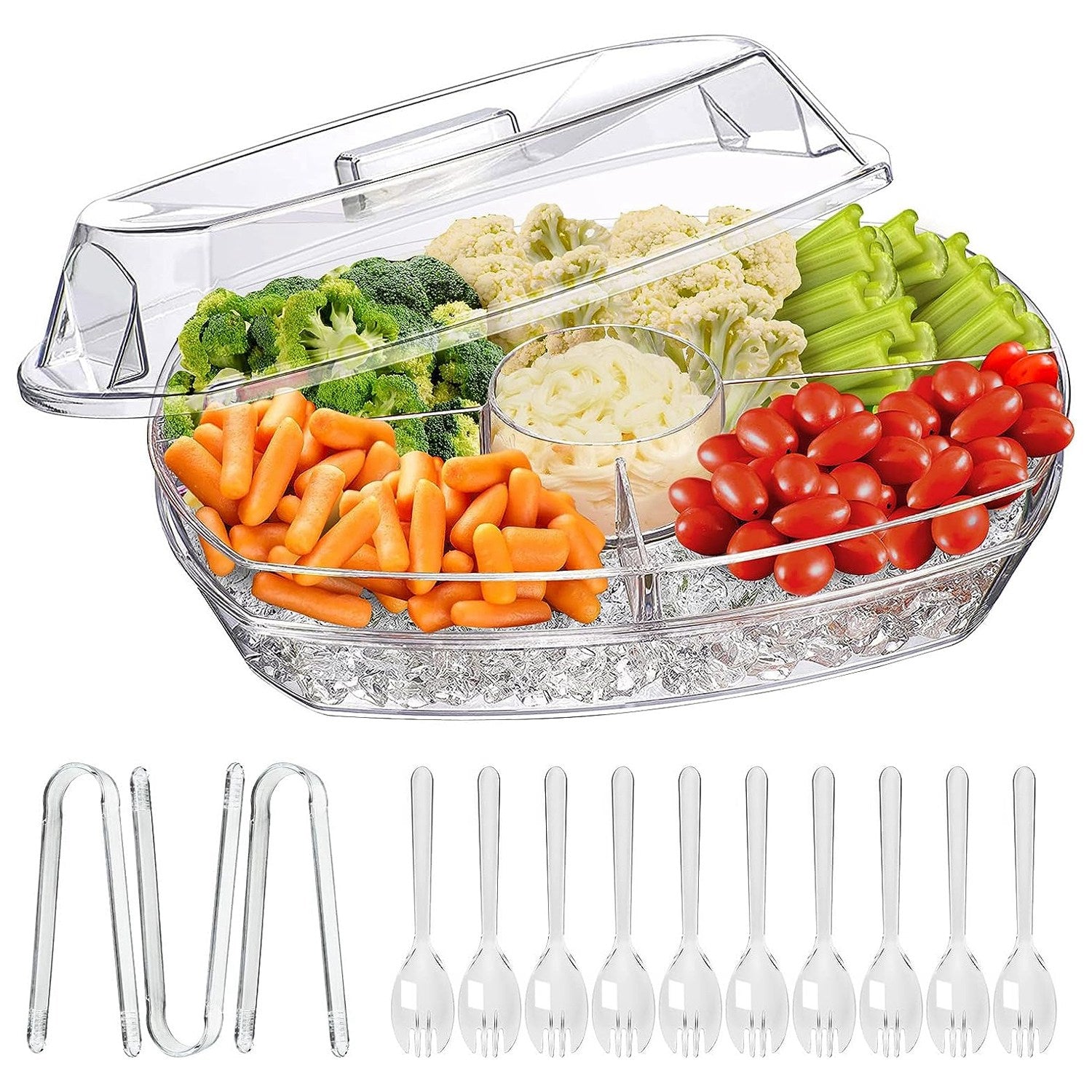 Elevate Your Entertaining with the Fruit Ice Serving Tray