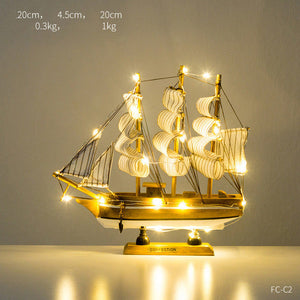 Creative Sailing Home Decorative Craft Model Accent Piece