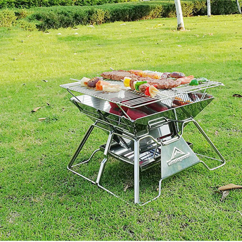 Elevate Your Camping Experience with the Foldable Portable Barbecue Grill