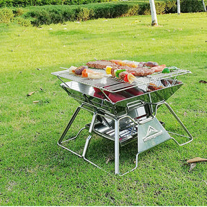 Elevate Your Camping Experience with the Foldable Portable Barbecue Grill